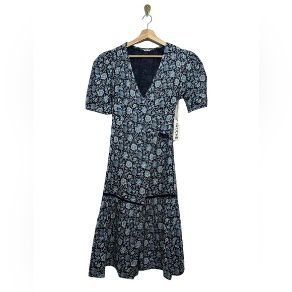 NWT ST. ROCHE Pearl Dress Navy 6 - Picture 6 of 15